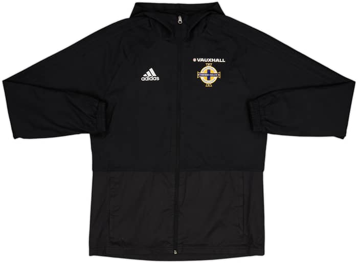 2017-18 Northern Ireland adidas Hooded Rain Jacket - 8/10 - (M)