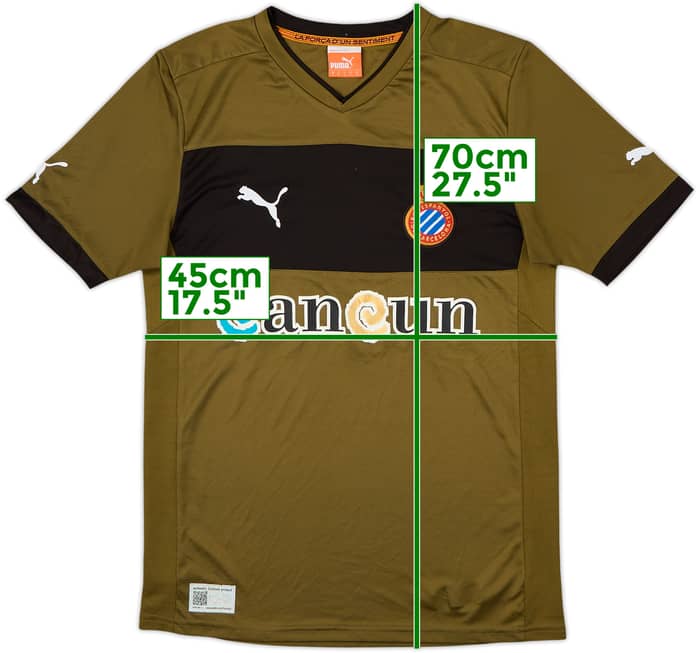 Camiseta de la tercera equipación del Espanyol 2012-13 - 8/10 - (S)