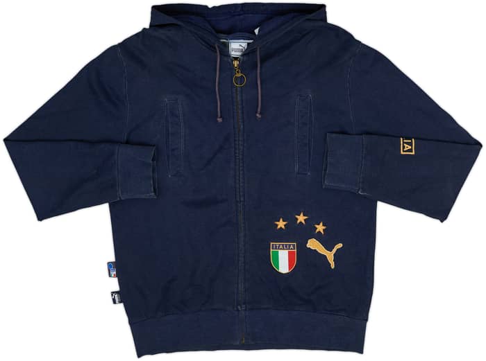 Chaqueta de chándal con capucha Puma de Italia 2003-04 - 5/10 - (L)