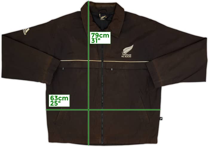 2000-01 New Zealand Rugby adidas Coach Jacket - 5/10 - (L)