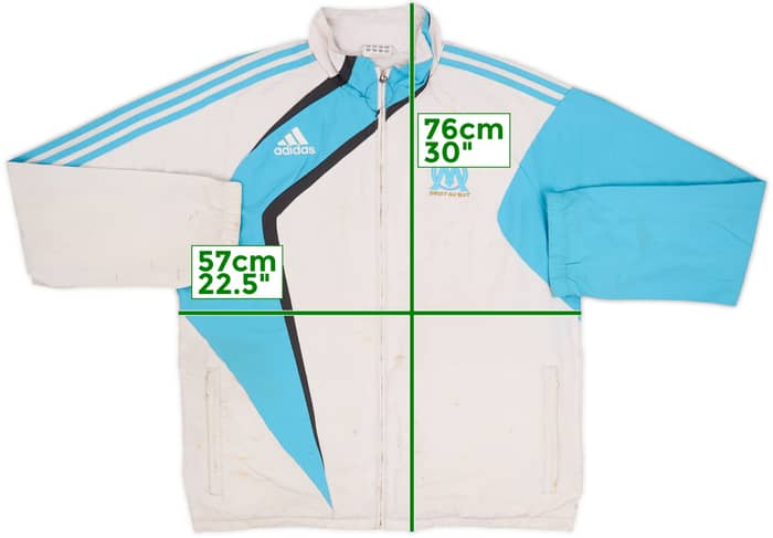 2009-10 Olympique Marseille adidas Track Jacket - 3/10 - (M/L)