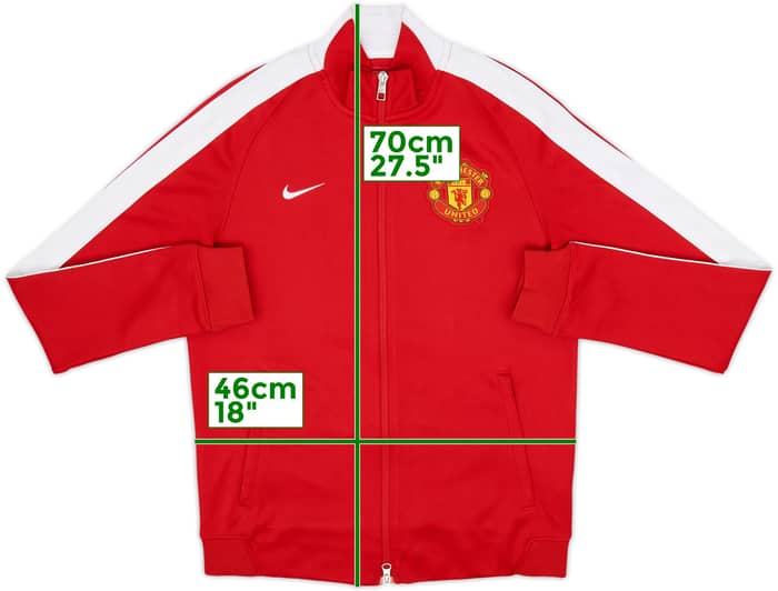 2014-15 Manchester United Nike Track Jacket - 8/10 - (M)