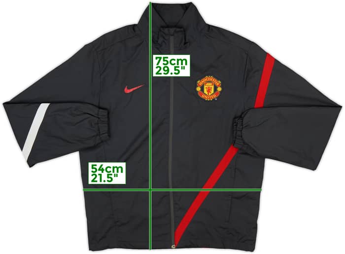 2012-13 Manchester United Nike Track Jacket - 8/10 - (M)