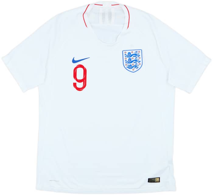 2018-19 England Authentic Home Shirt Kane #9 - 6/10 - (L)