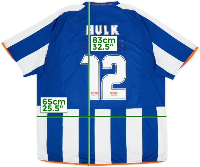 2008-09 Porto Home Shirt Hulk #12 - 5/10 - (XXL)