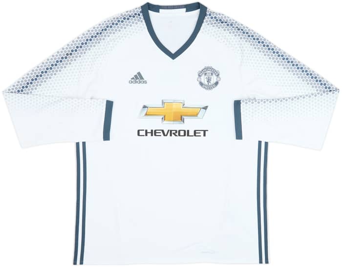 2016-17 Manchester United Third L/S Shirt Ibrahimovic #9 - 8/10 - (XL)
