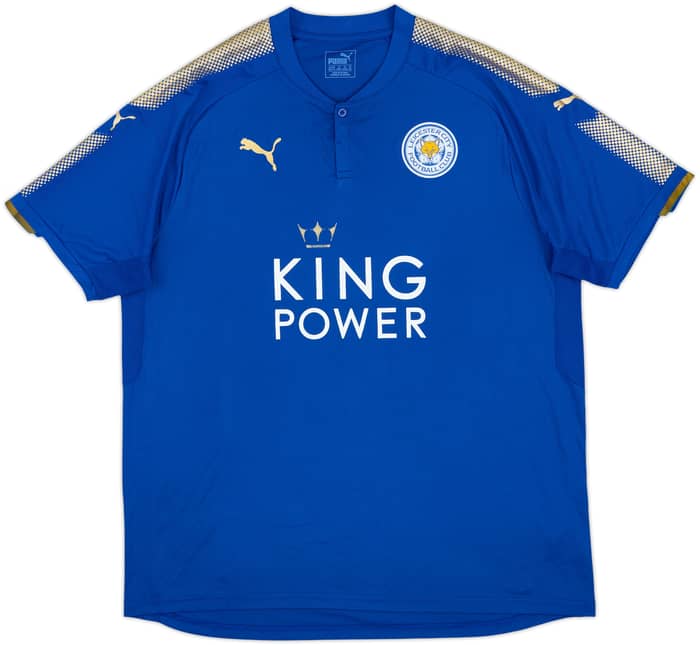 2017-18 Leicester Home Shirt Vardy #9 - 7/10 - (XXL)