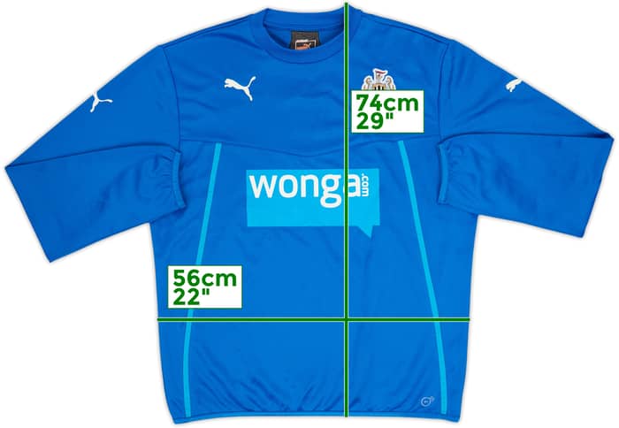 2013-14 Newcastle United Puma 1/4 Zip Training Top - 6/10 - (L)