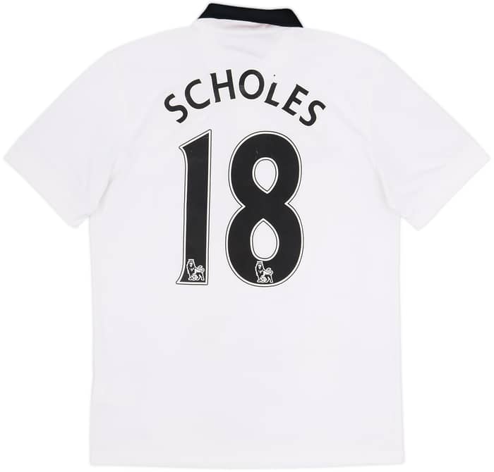 2014-15 Manchester United Away Shirt Scholes #18 - 5/10 - (M)