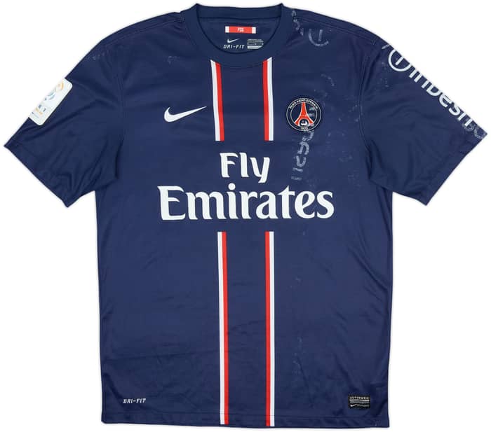 2012-13 Paris Saint-Germain Home Shirt Beckham #32 - 4/10 - (M)