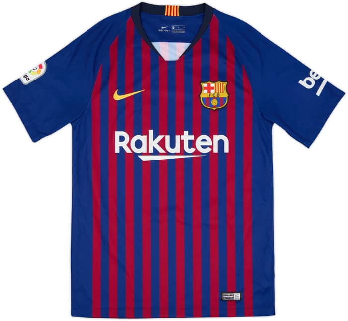 2018-19 Barcelona Home Shirt Messi #10 - 10/10 - (S)