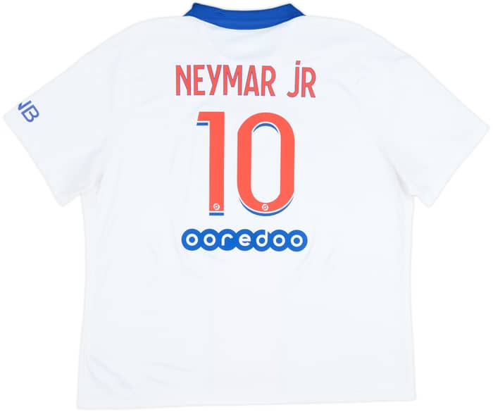 Camiseta de visitante del Paris Saint-Germain 2020-21 Neymar Jr #10 - 6/10 - (XXL)