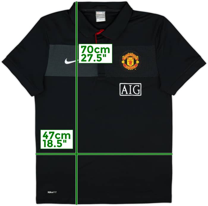 2009-10 Manchester United Nike Polo Shirt - 10/10 - (M)