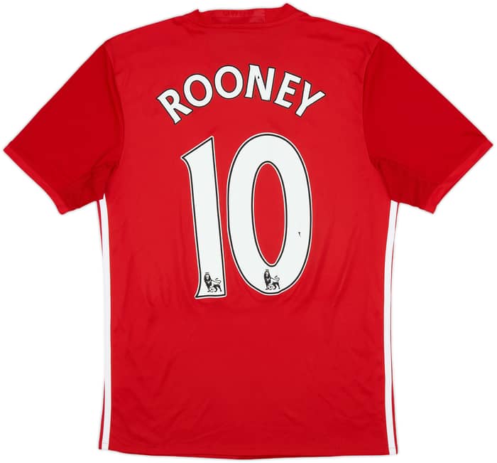 2016-17 Manchester United Home Shirt Rooney #10 - 5/10 - (S)