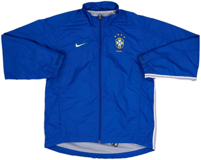 1998-00 Brazil Nike Track Jacket - 8/10 - (S)