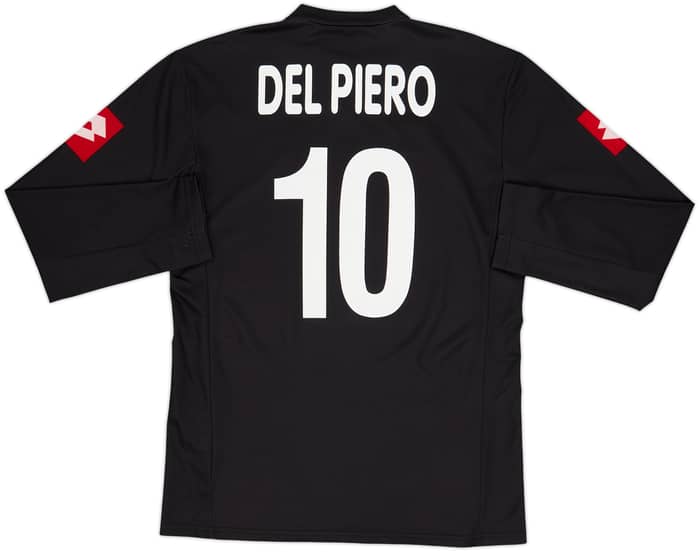 2001-02 Juventus CL Away L/S Shirt Del Piero #10 - 8/10 - (L)