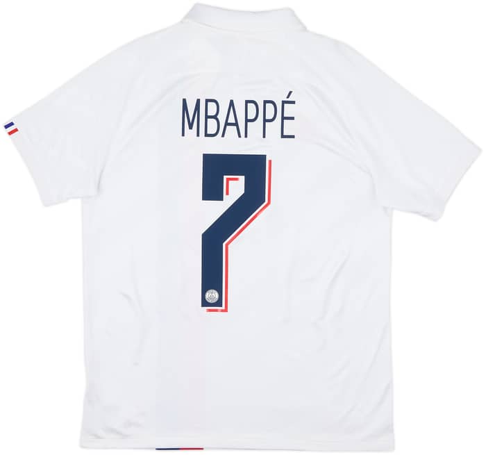 Camiseta de la tercera equipación del Paris Saint-Germain 2019-20 Mbappe #7 - 5/10 - (M)
