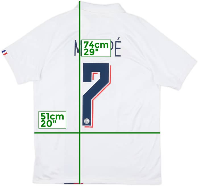 Camiseta de la tercera equipación del Paris Saint-Germain 2019-20 Mbappe #7 - 5/10 - (M)