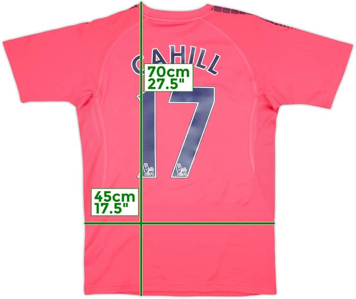 2010-11 Everton Away Shirt Cahill #17 - 9/10 - (S)