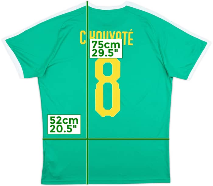 2018-19 Senegal Away Shirt C.Kouyate #8 - 7/10 - (L)