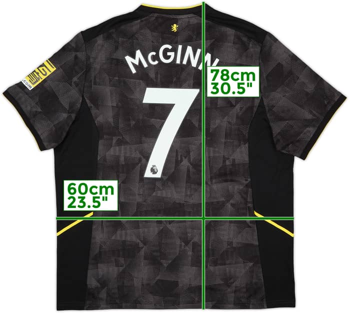 2022-23 Aston Villa Third Shirt McGinn #7 - 7/10 - (XXL)