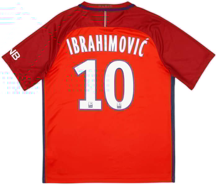 2016-17 Paris Saint-Germain Away Shirt Ibrahimovic #10 - 7/10 - (M)