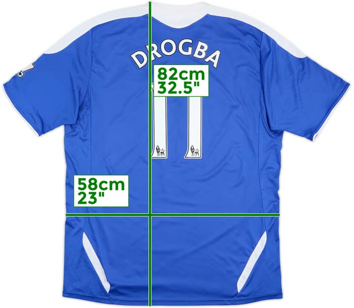 2011-12 Chelsea Home Shirt Drogba #11 - 8/10 - (XXL)