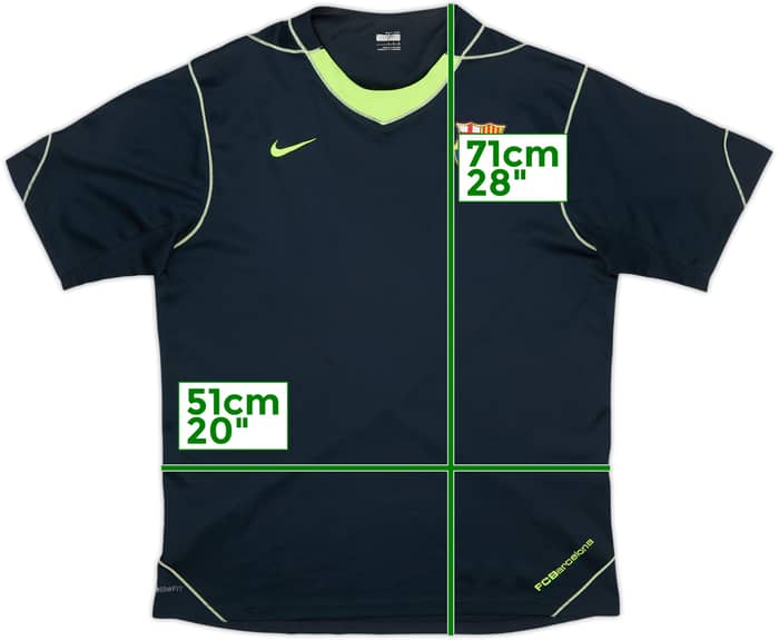 2007-08 Barcelona Nike Training Shirt - 8/10 - (L)