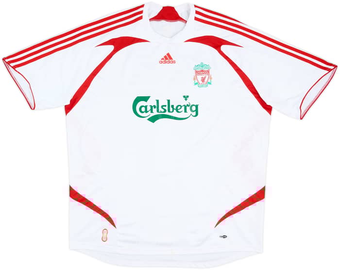 Camiseta de visitante del Liverpool 2007-08 Carragher #23 - 5/10 - (XXL)