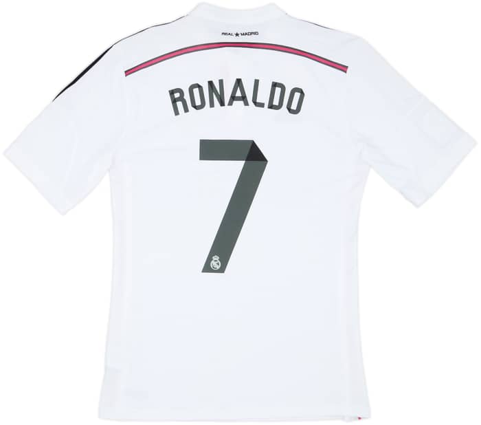 2014-15 Real Madrid Home Shirt Ronaldo #7 - 6/10 - (M)