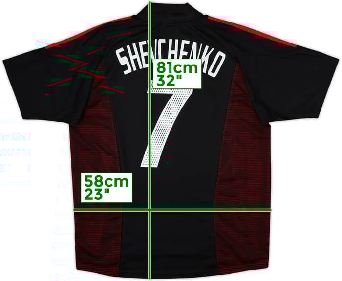 2002-03 AC Milan Third Shirt Shevchenko #7 - 8/10 - (L)