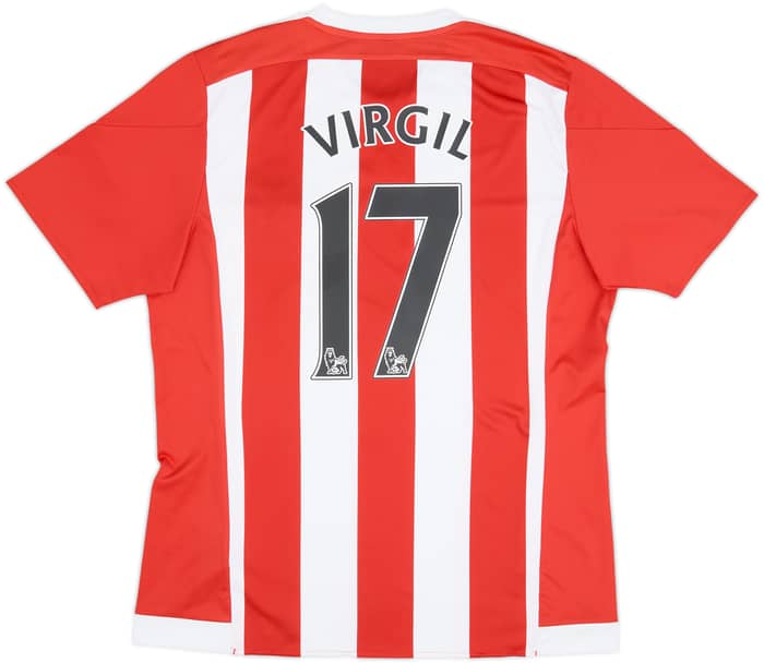 2015-16 Southampton Home Shirt Virgil #17 - 8/10 - (L)