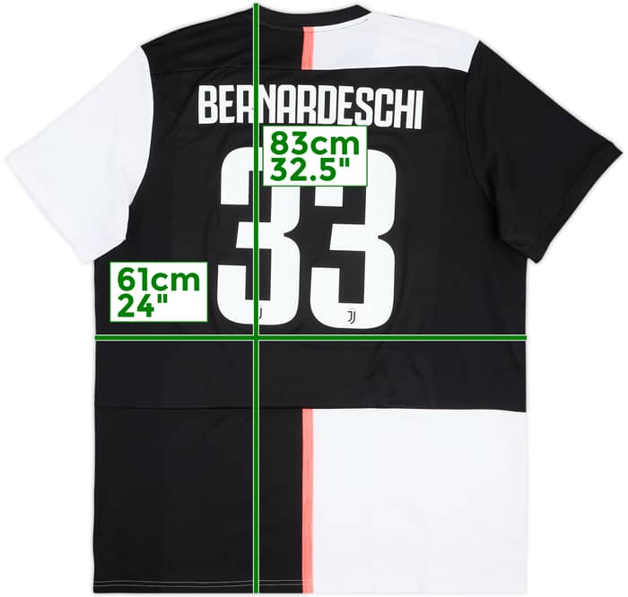 2019-20 Juventus Home Shirt Bernardeschi #33 - 6/10 - (XXL)