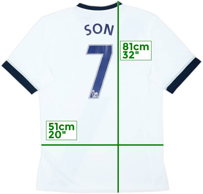 2015-16 Tottenham Home Shirt Son #7 (L)