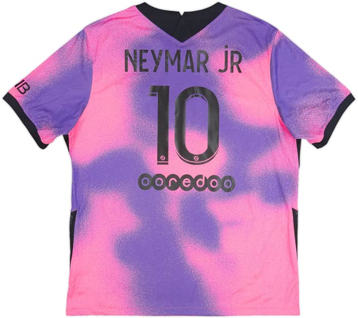 Camiseta de la cuarta equipación del Paris Saint-Germain 2020-21 Neymar Jr #10 - 8/10 - (XL)