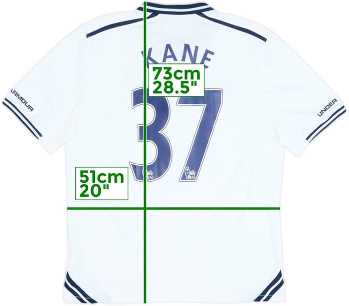 2013-14 Tottenham Home Shirt Kane #37 - 8/10 - (L)