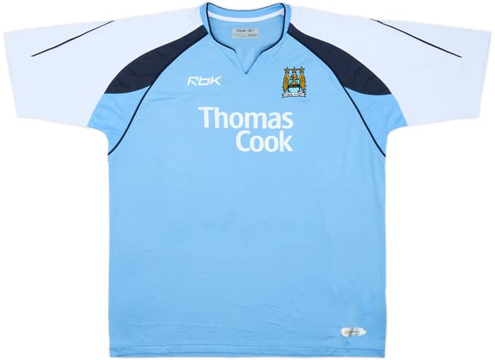 Camiseta de local del Manchester City 2006-07 Dunne #22 - 8/10 - (XL)