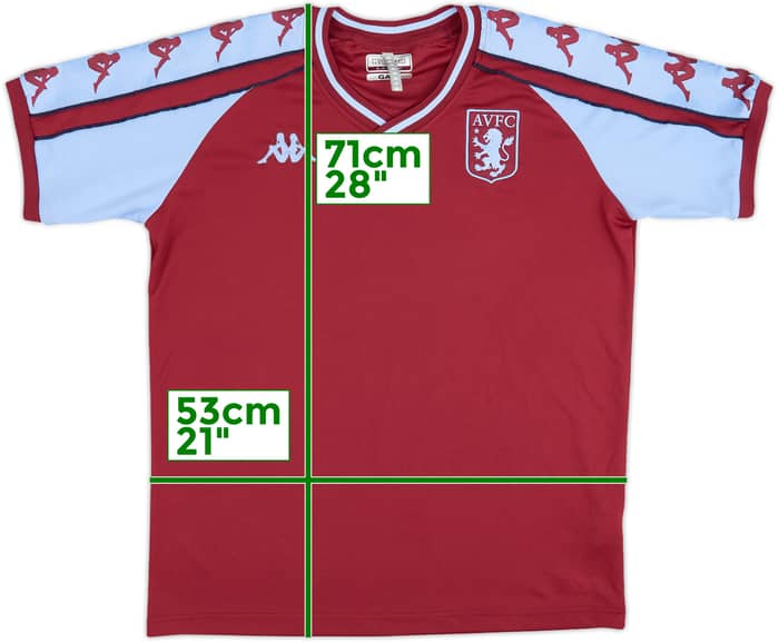 Camiseta de entrenamiento Kappa Kombat XX del Aston Villa 2019-20 - 9/10 - (L)