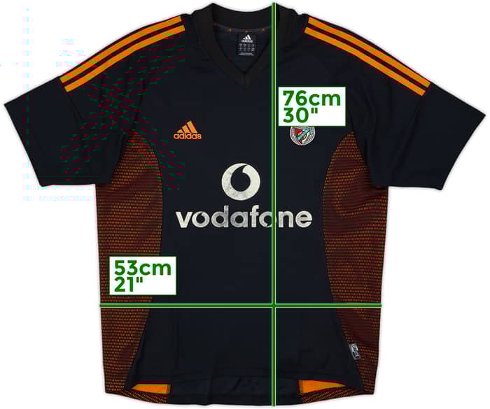 2002-03 Benfica Away Shirt Zahovic #10 - 5/10 - (M)