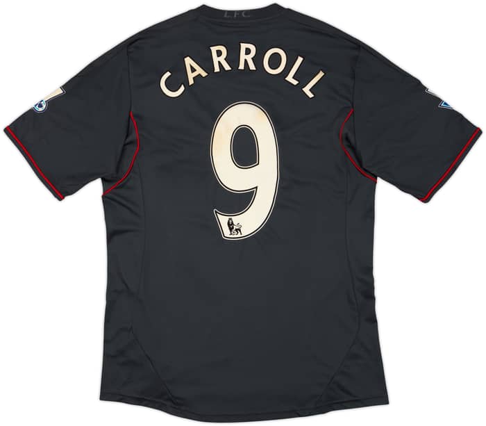 2011-12 Liverpool Away Shirt Carroll #9 - 5/10 - (M)