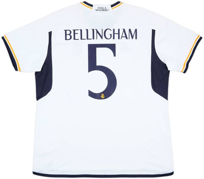 2023-24 Real Madrid Home Shirt Bellingham #5 - 7/10 - (XXL)