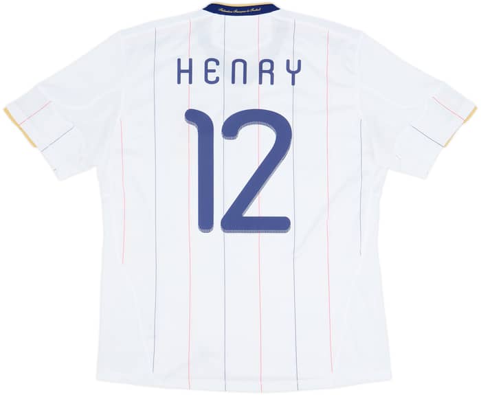 2009-10 Francia Camiseta Visitante Henry #12 - 9/10 - (L)