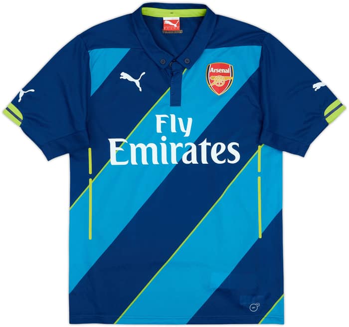 2014-15 Arsenal Tercera Camiseta Arteta #8 - 8/10 - (S)