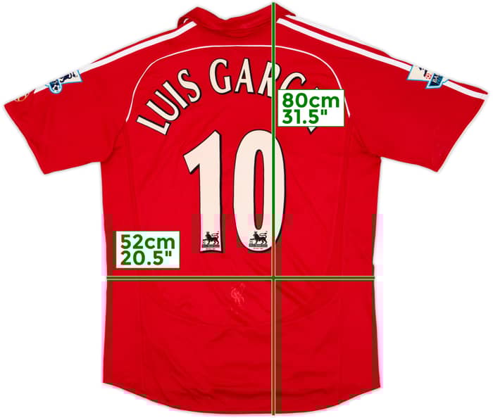2006-08 Liverpool Home Shirt Luis Garcia #10 - 5/10 - (L)