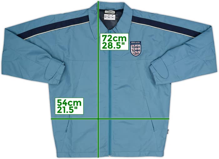 2000-02 England Umbro Track Jacket - 8/10 - (S)