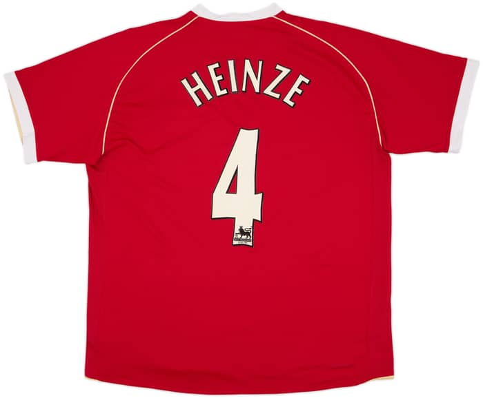 Camiseta de local del Manchester United 2006-07 Heinze #4 - 7/10 - (XXL)