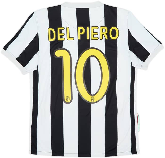2009-10 Juventus Camiseta Local Del Piero #10 - 7/10 - (S)