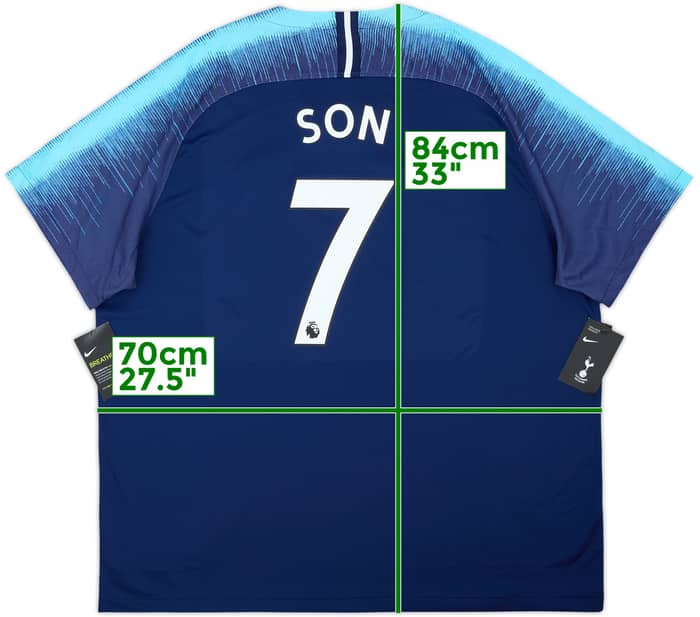 2018-19 Tottenham Away Shirt Son #7 (3XL)