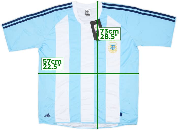 2006 Argentina adidas 'World Cup' T-Shirt (L)