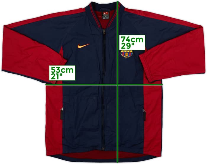 1999-00 Barcelona Nike Track Jacket - 5/10 - (L.Boys)